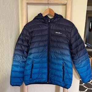 Eddie Bauer Kids Gradient Blue Puffer Jacket